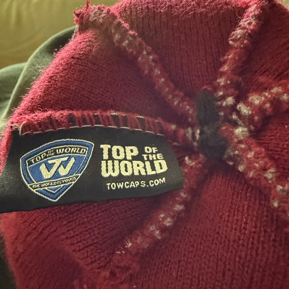 Top of the World Crimson Knit Beanie - Picture 3 of 3